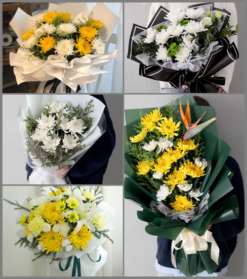 安徽滁州市明光市张八岭镇岭东村白事花束代送